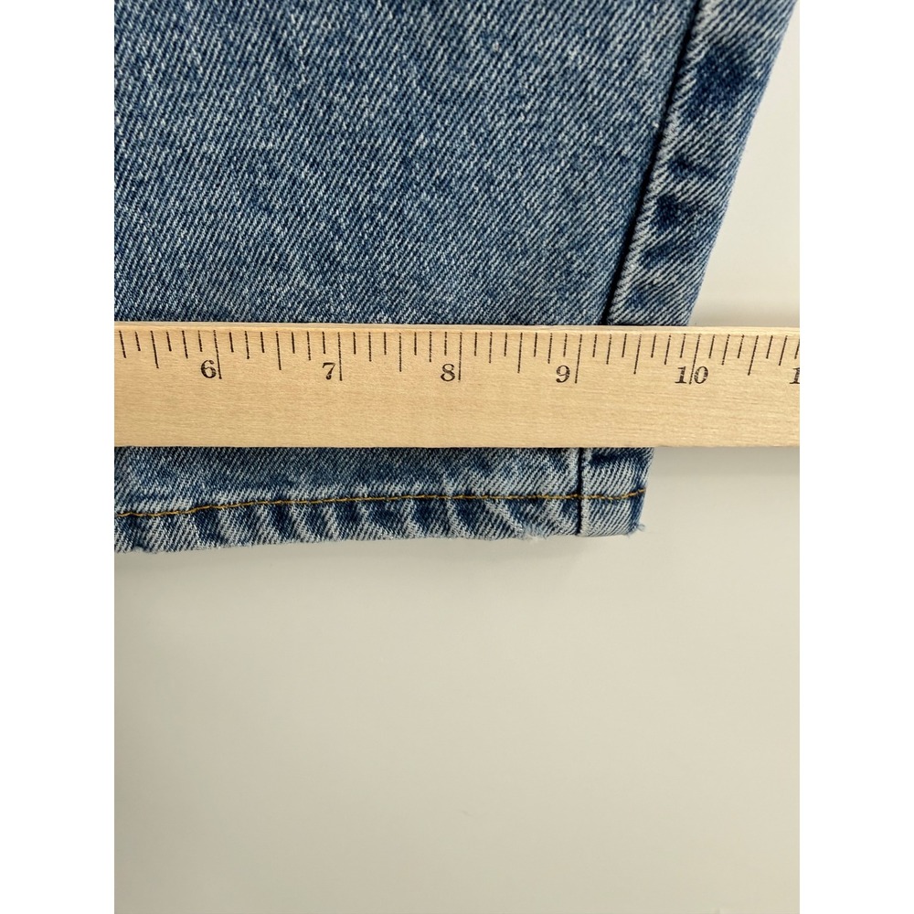 Vintage Polo Ralph Lauren Jeans Mens 33x32 Blue Banner Wide Leg Baggy Y2K - Picture 10 of 11